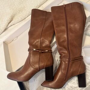 Alfani Chestnut Heeled Boots